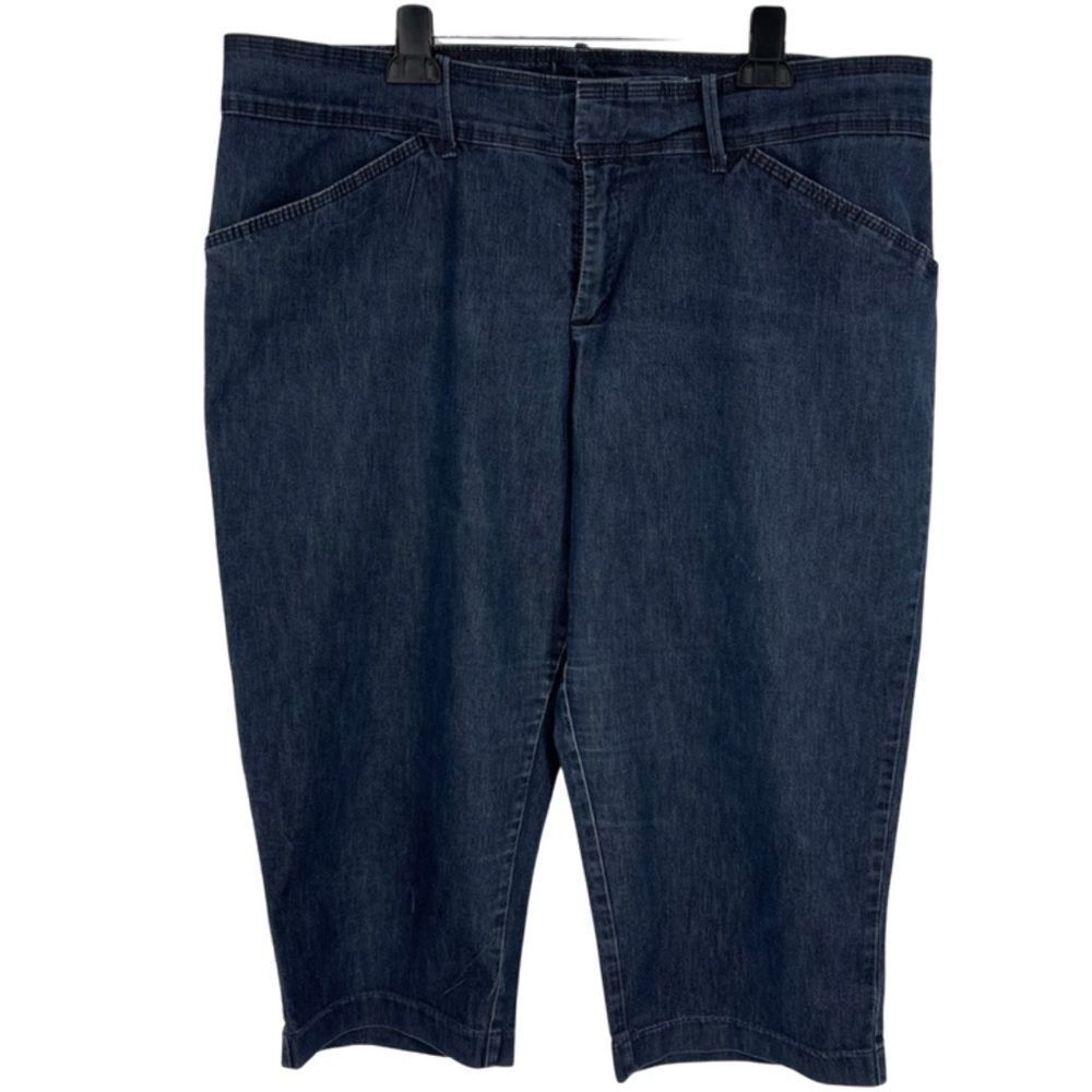 Lee dark denim crop Jeans